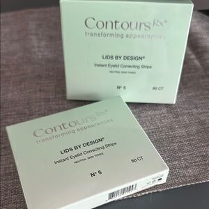 Contours lid correcting strips